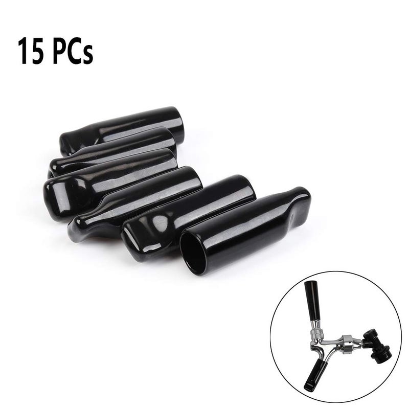 LEGERM 15 Beer Tap Cover Keg Cap Rubber Draft Faucet Soother Nipple Sanitary Covers - Image 2
